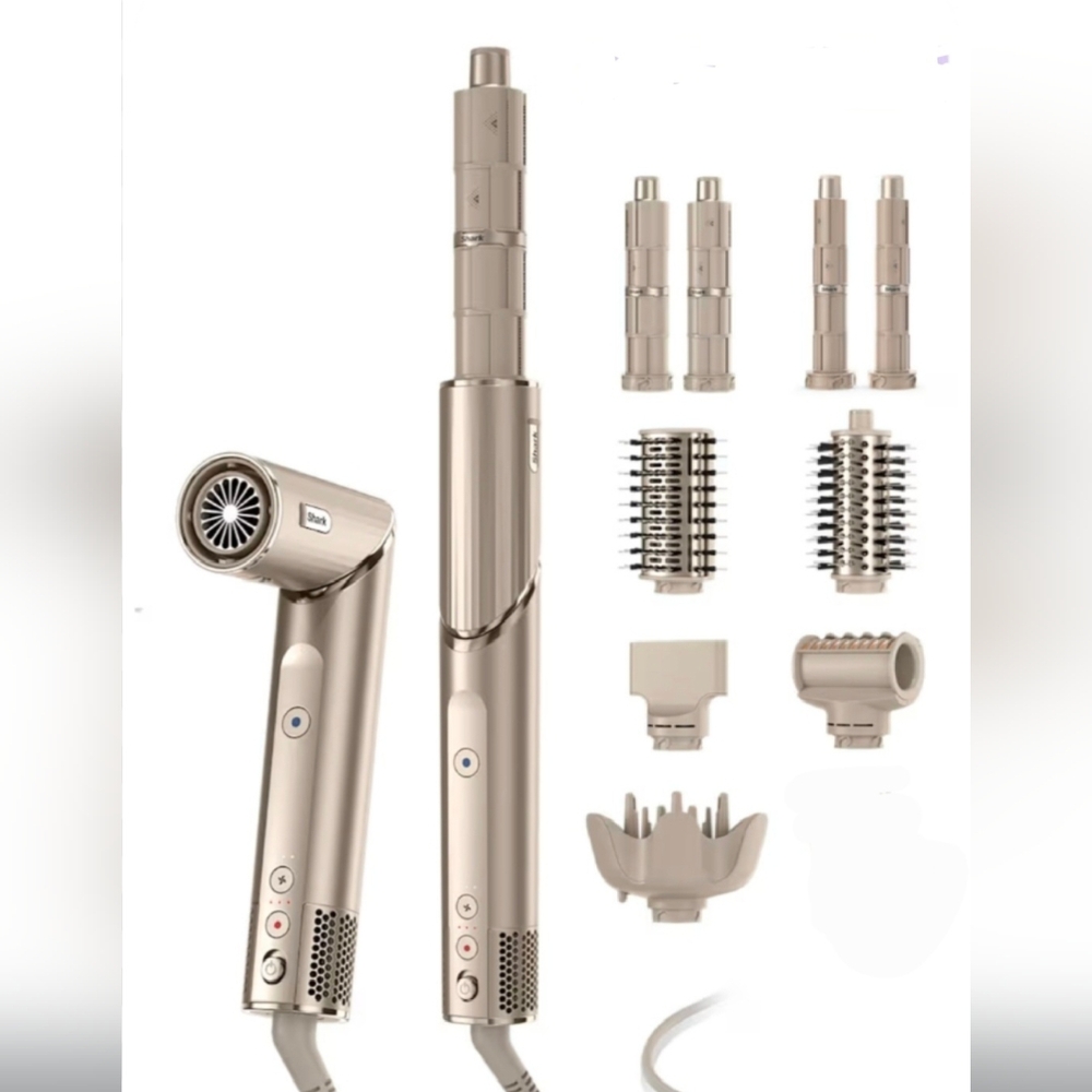 Shark Flexstyle Air Styling & Drying Set in Elegant Gold